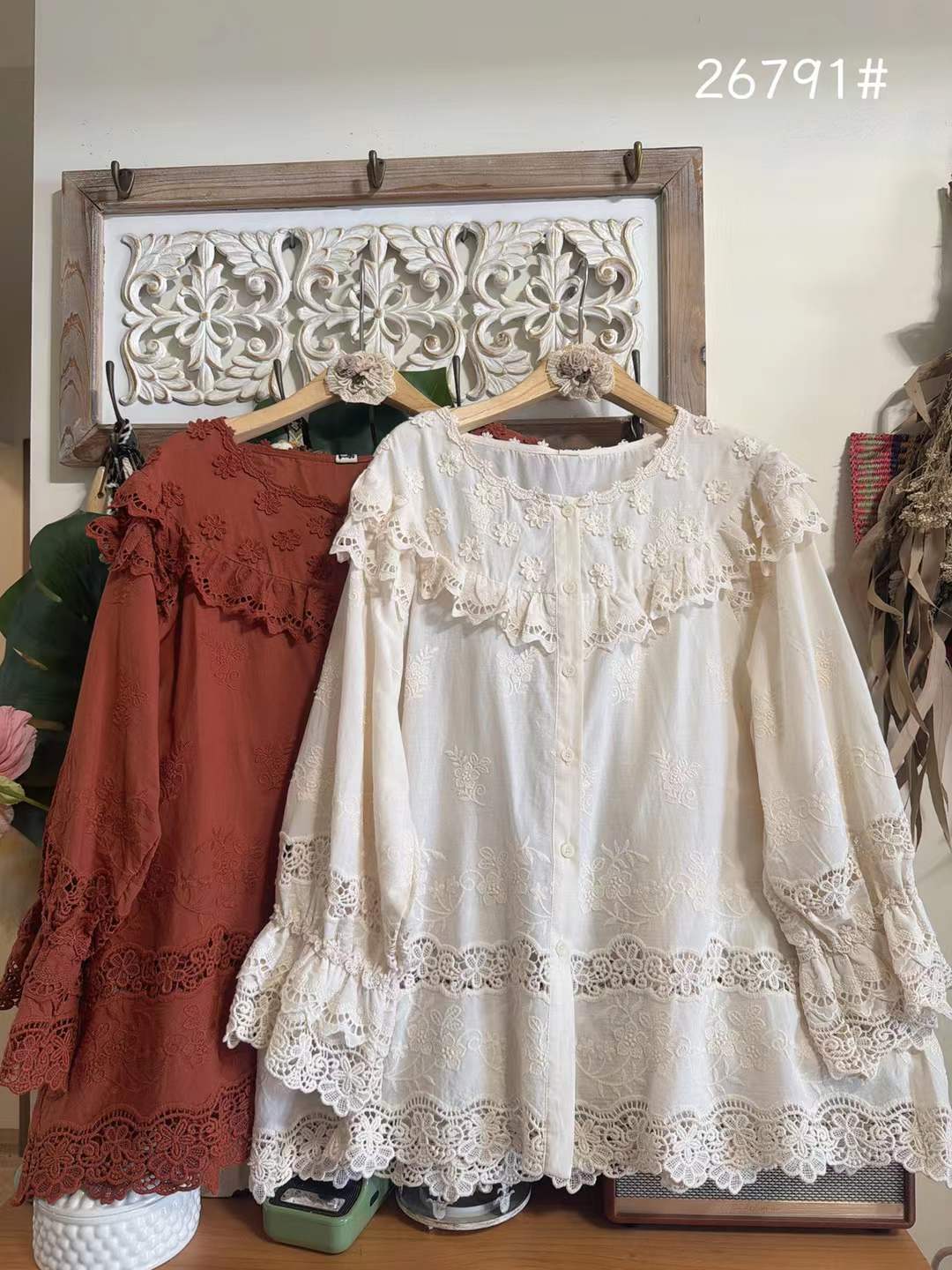 Summer Clothing For Japan - 2026 Beautiful women's blouses mori girl