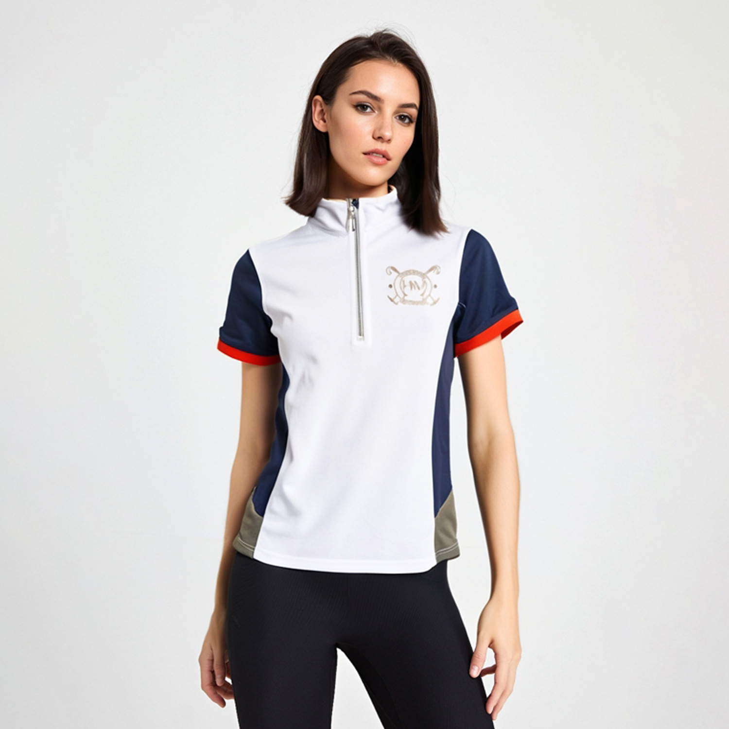 Summer Equestrian Clothing - Horseware Women's Stand Collar Raglan Short