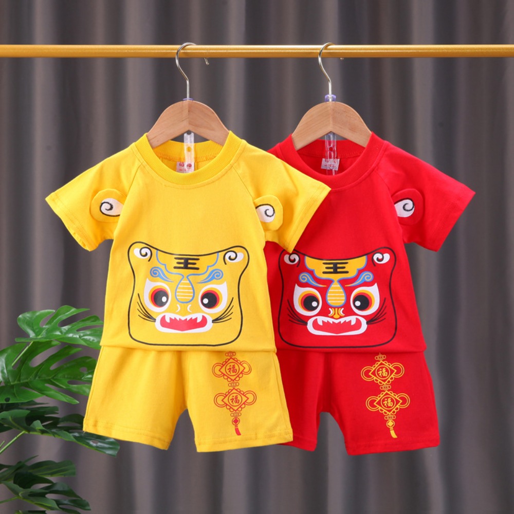 Summer Clothing Baby Girl - Summer Baby Set Boy Chinese style