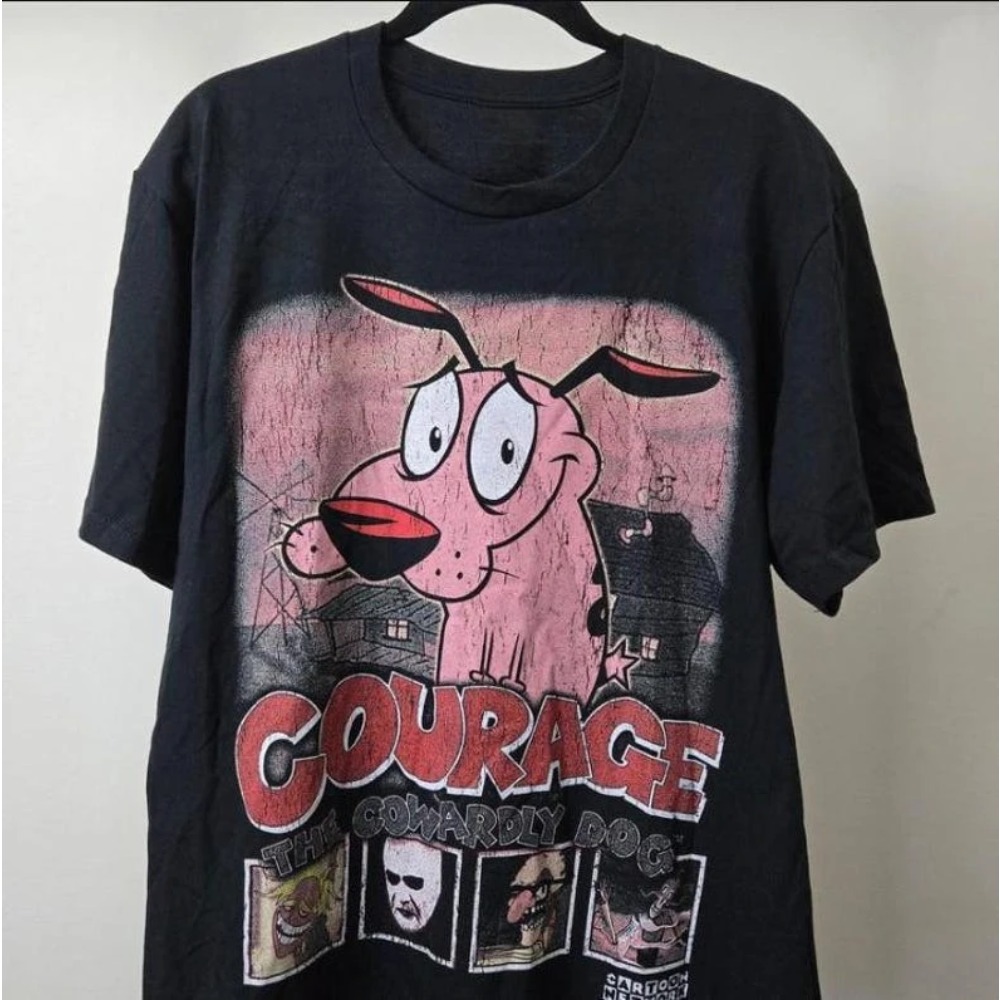 Summer Clothing Cartoon - Summer Vintage Courage The Cowardly Dog