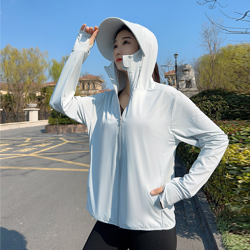 Summer Clothing Girl - Women Hooded Sun Protection Jacket Teenage