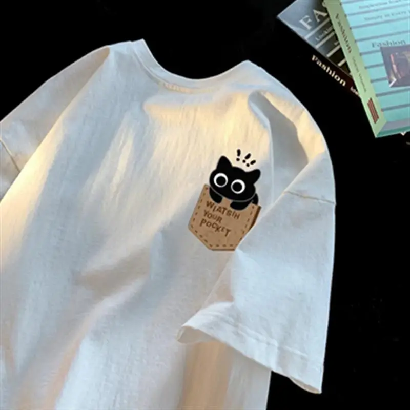Summer Clothing Logo - High Street Summer New Cute Cat