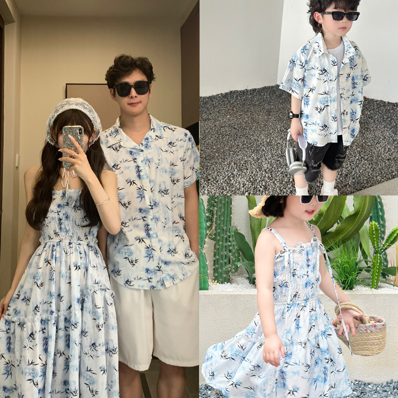 Summer Clothing Resort - Resort Couple Look Parents and Children