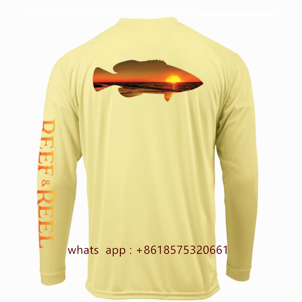 Summer De Clothing - Reef&Reel Men's Fishing Shirts Summer Quick