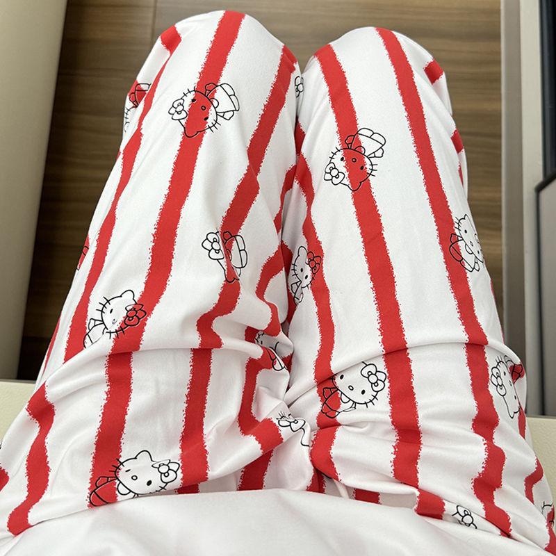 Summer Clothing Cartoon - Sanrio Pants Hello Kitty Pajamas Pants