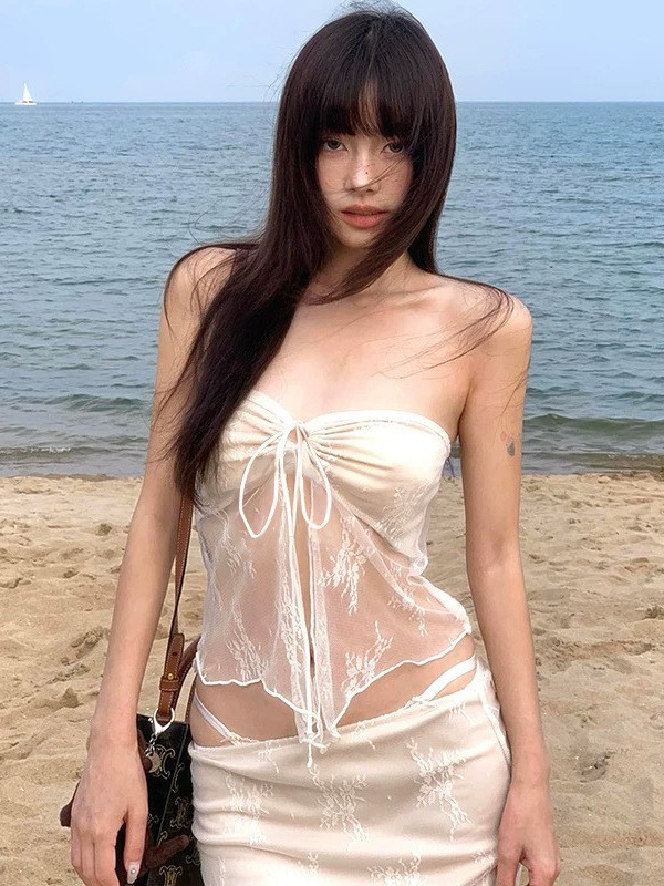 Summer Clothing Us - Summer Women's Clothing Sexy Lace Strapless