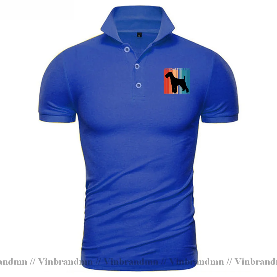 Vintage Summer Clothing Brand - Vintage 1970s Terrier Dog Funny Polo
