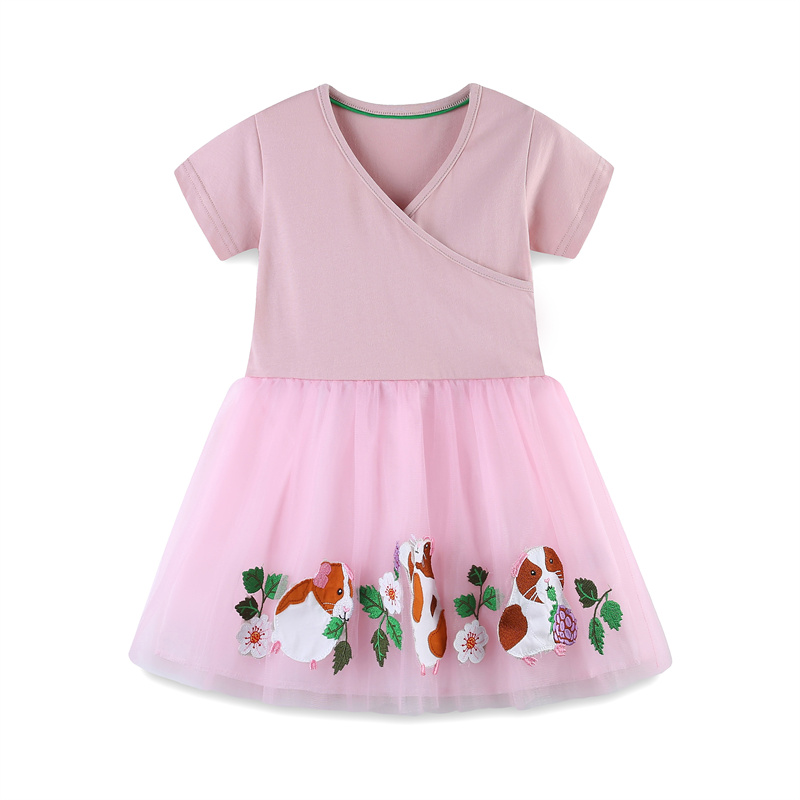 Summer Clothing Baby Girl - Jumping Meters 2-7T Horse Applique Princess