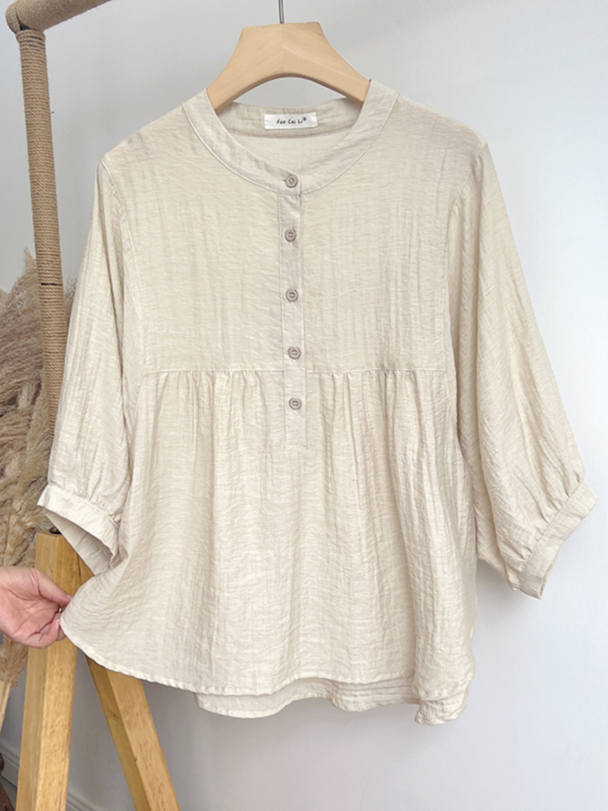 Summer Clothing For Japan - Summer Loose Thin Round Neck Shirts