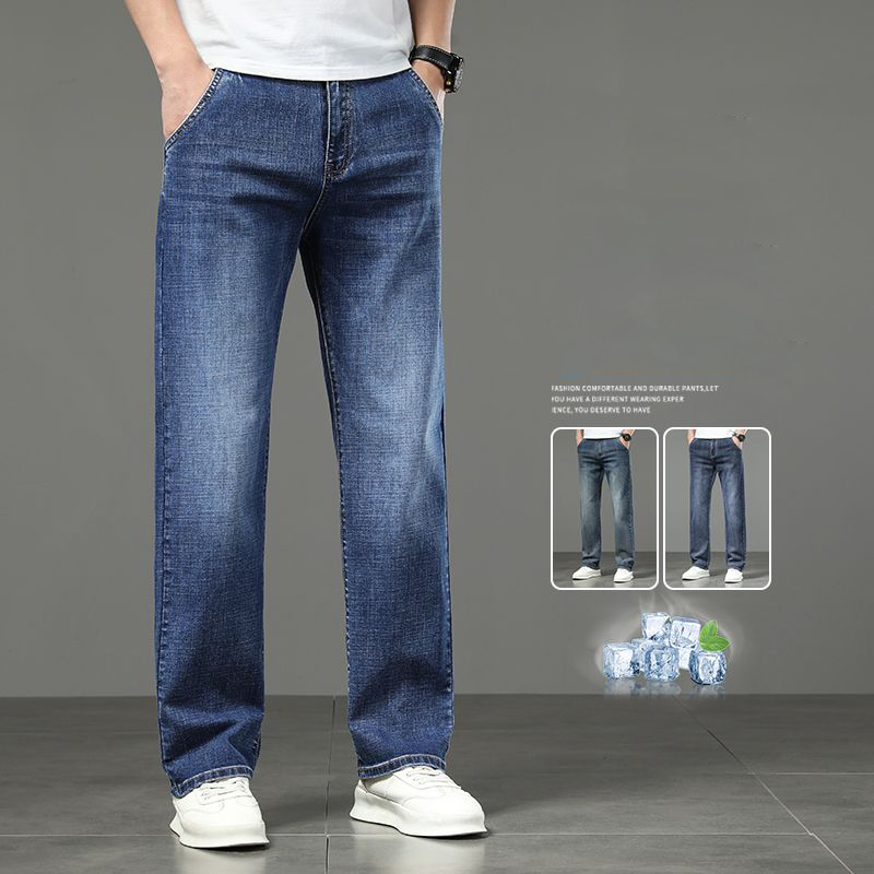 Vintage Summer Clothing Brand - Vintage Men's Jeans Summer Thin Fashion