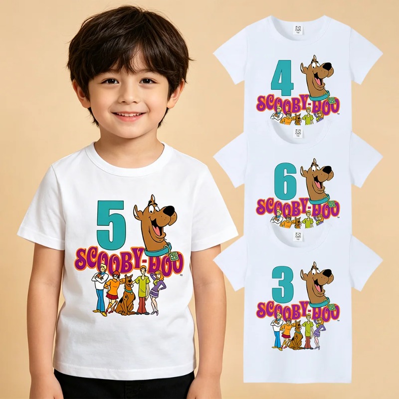 Summer Clothing Baby Girl - Scooby-Doo Birthday Number Tee Shirt Baby