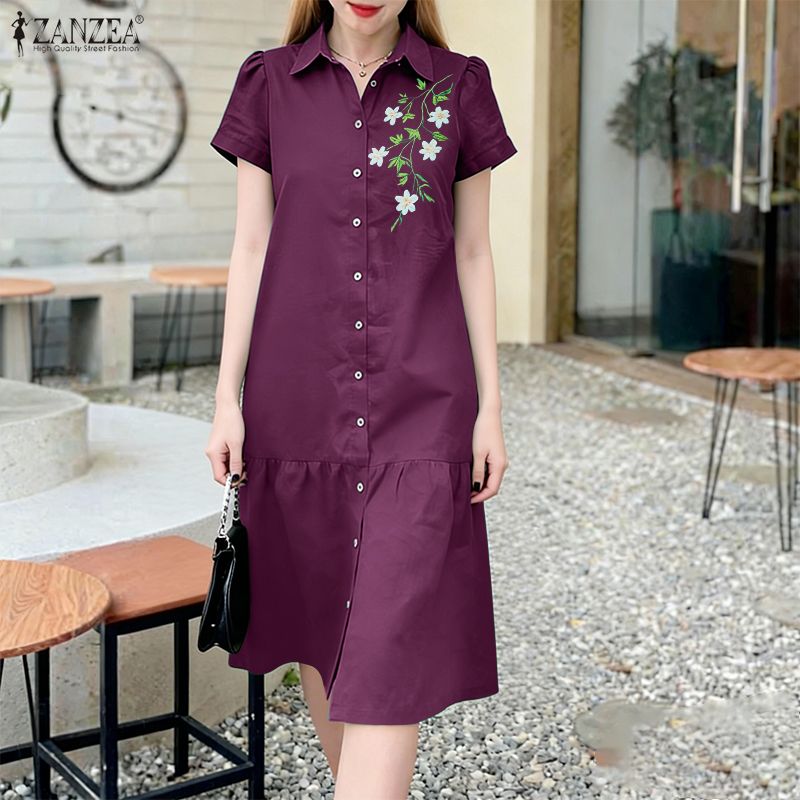 ZANZEA 2026 Summer Floral Prin - đánh giá và giá Sundress Midi Floral