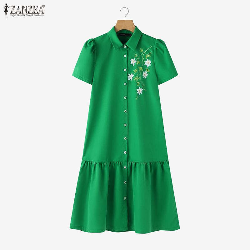ZANZEA 2026 Summer Floral Prin - đánh giá và giá Sundress Midi Floral