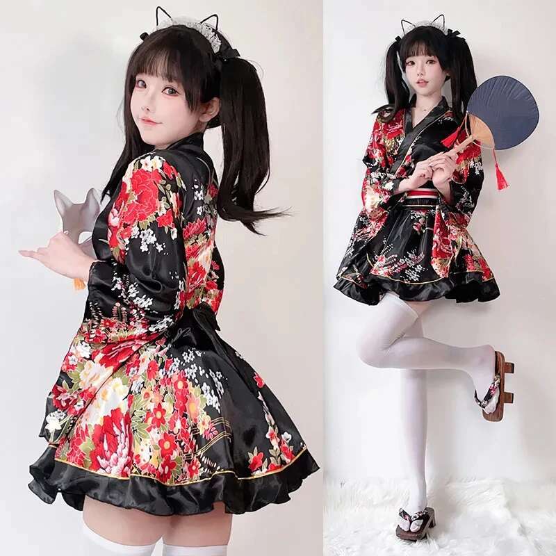 Japanese Modified Kimono Dress - đánh giá và giá Summer Japanese Clothing