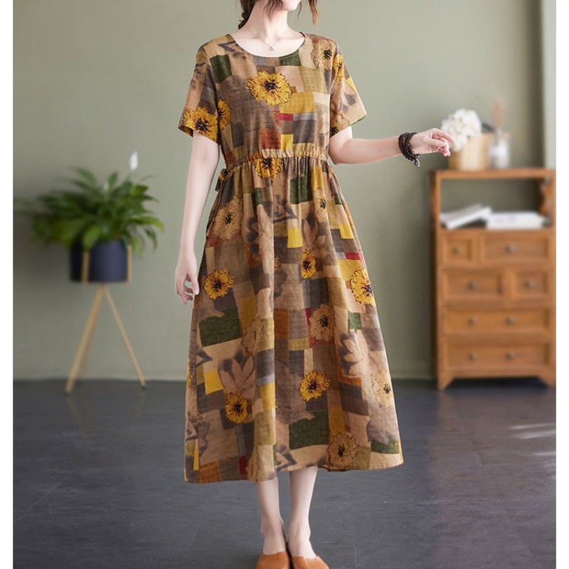 Womens Plus Size Vintage Flora - đánh giá và giá Sundress Midi Floral