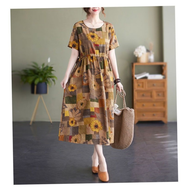 Womens Plus Size Vintage Flora - đánh giá và giá Sundress Midi Floral