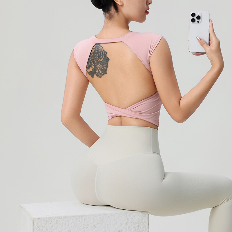 Women's Backless Fitness Cloth - đánh giá và giá Summer Clothing Model