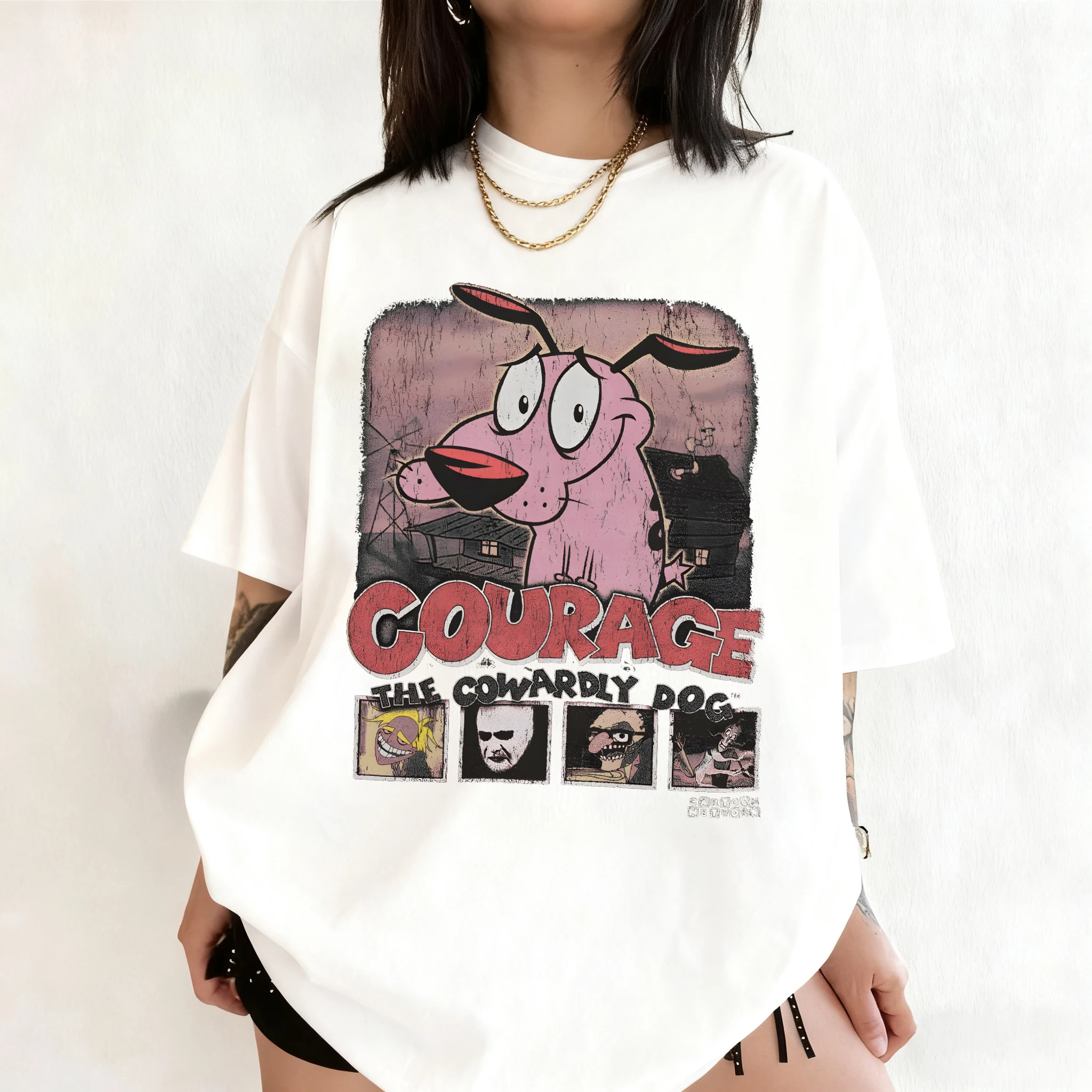 Summer Vintage Courage The Cow - đánh giá và giá Summer Clothing Cartoon
