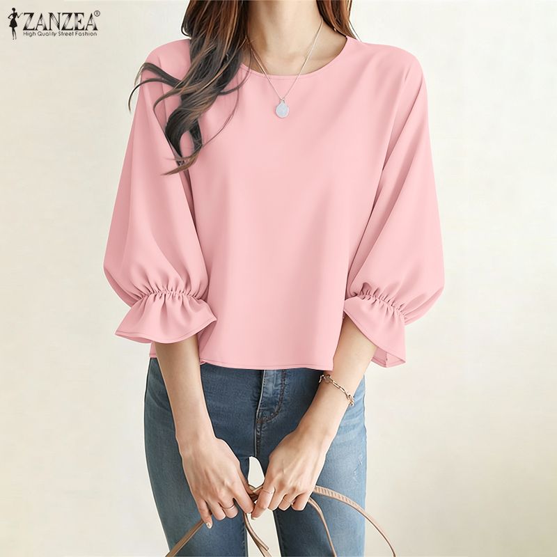 ZANZEA Woman Minimalist 3/4 Pu - đánh giá và giá Summer De Clothing