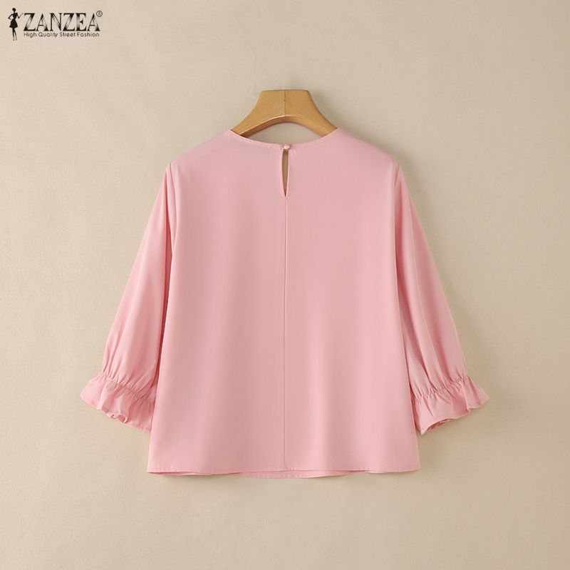 ZANZEA Woman Minimalist 3/4 Pu - đánh giá và giá Summer De Clothing