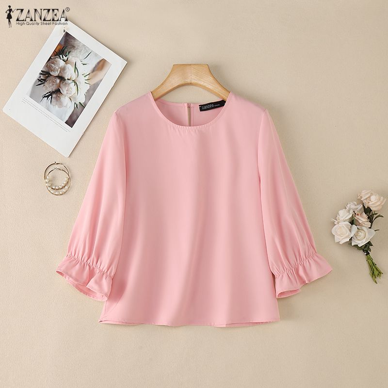 ZANZEA Woman Minimalist 3/4 Pu - đánh giá và giá Summer De Clothing