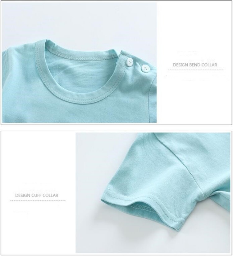 Cotton Tees+Shorts 2-piece Tra - đánh giá và giá Summer Clothing Baby Girl