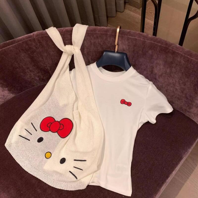 2026 New Hello Kitty Pattern S - đánh giá và giá Summer Knit Clothing