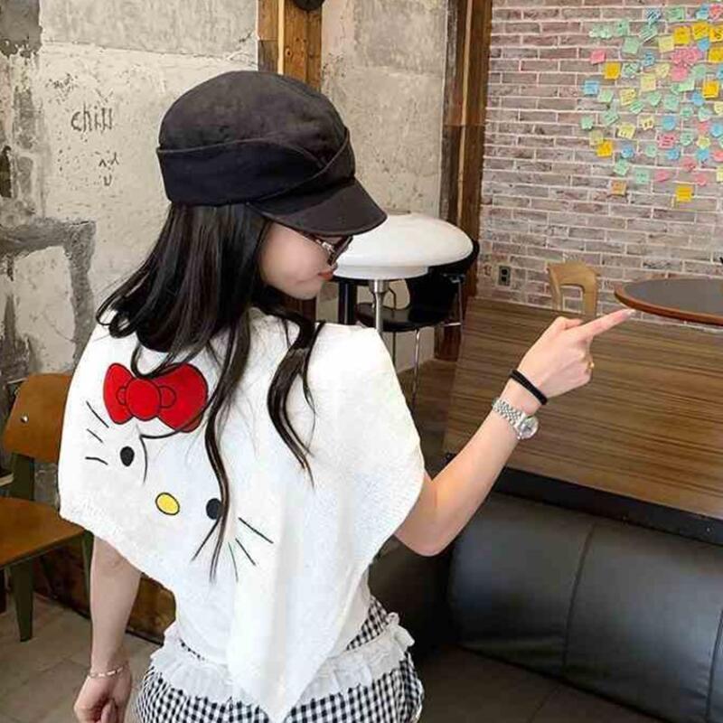 2026 New Hello Kitty Pattern S - đánh giá và giá Summer Knit Clothing