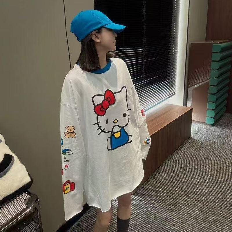 Long-Sleeved Hello Kitty Summe - đánh giá và giá Summer Clothing Us