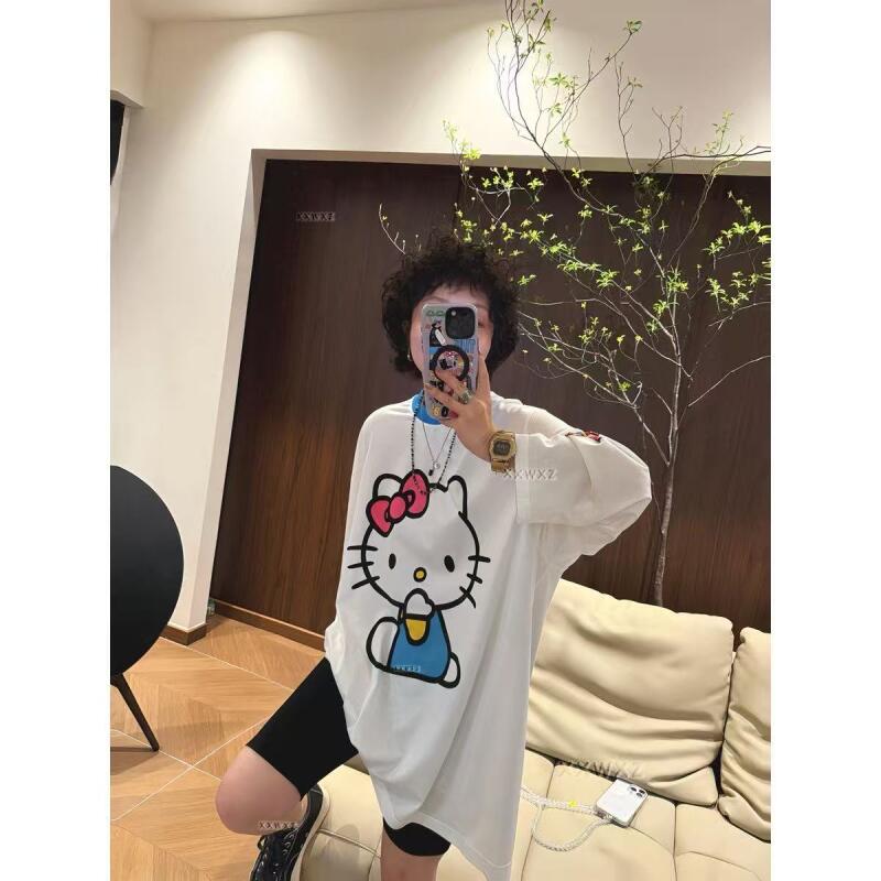 Long-Sleeved Hello Kitty Summe - đánh giá và giá Summer Clothing Us