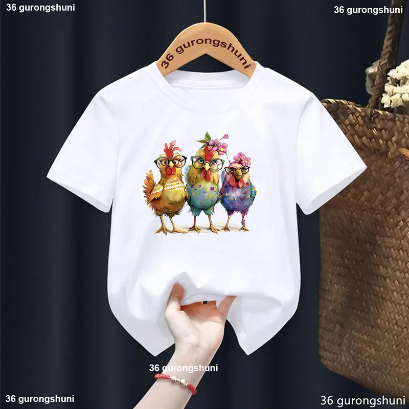 Lovely Chicken Flowers Printed - đánh giá và giá Summer Loving Kids Clothing