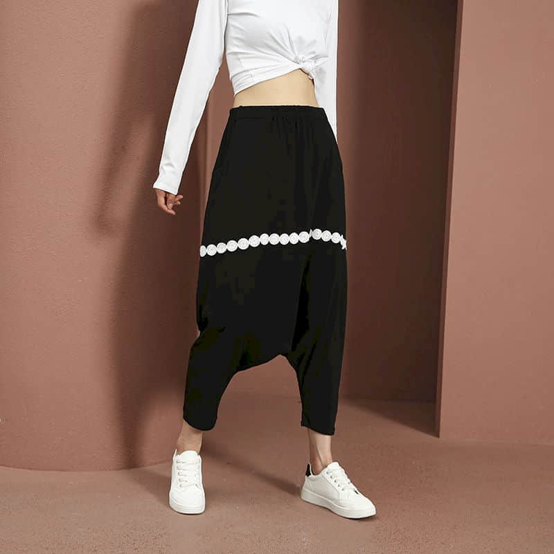 Baggy Pants Women Elastic Wais - đánh giá và giá Summer Clothing Drop