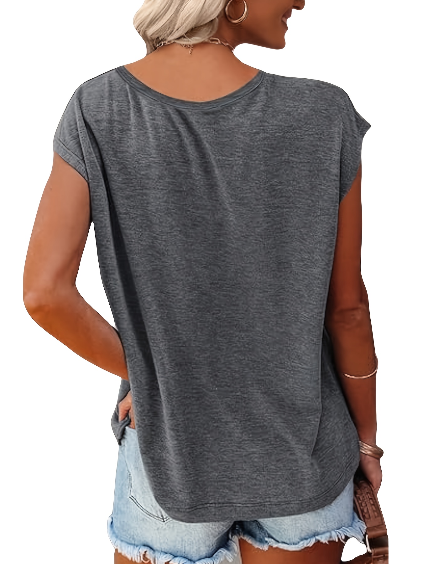 3-Pack of Solid Color V-Neck C - đánh giá và giá Summer Clothing Drop