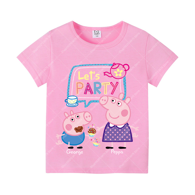 Kids Girl Cute Cotton T-shirt  - đánh giá và giá Summer Clothing Model