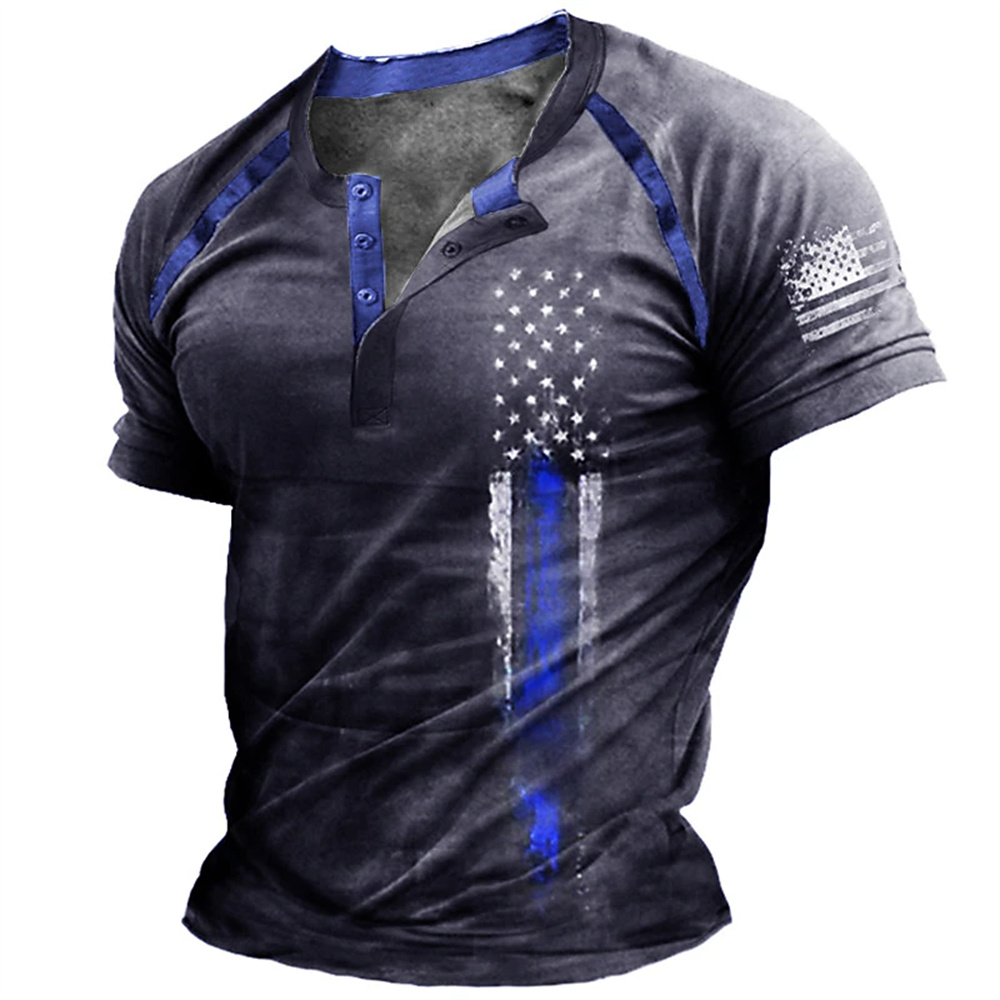 Funny 3D American Flag Print M - đánh giá và giá Summer Knit Clothing