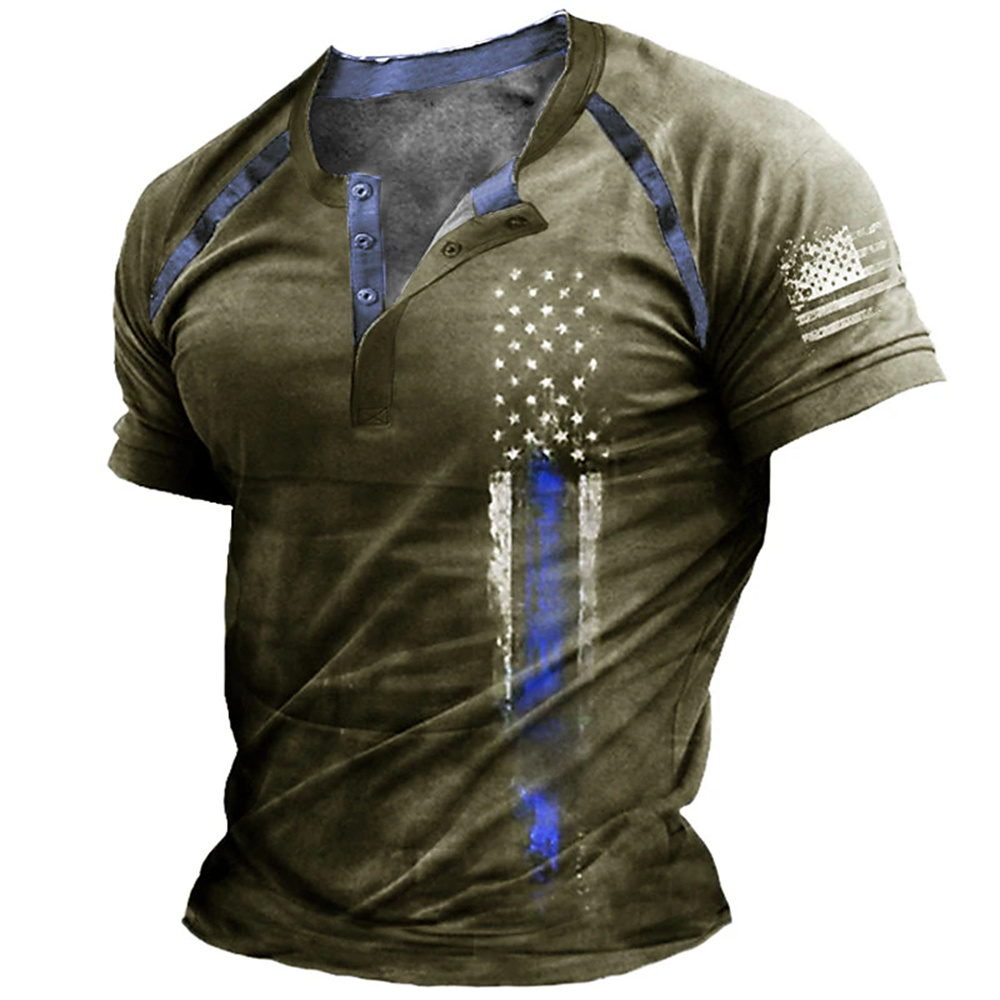Funny 3D American Flag Print M - đánh giá và giá Summer Knit Clothing
