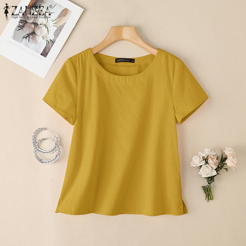 ZANZEA Summer Casual Cotton Bl - đánh giá và giá Summer De Clothing