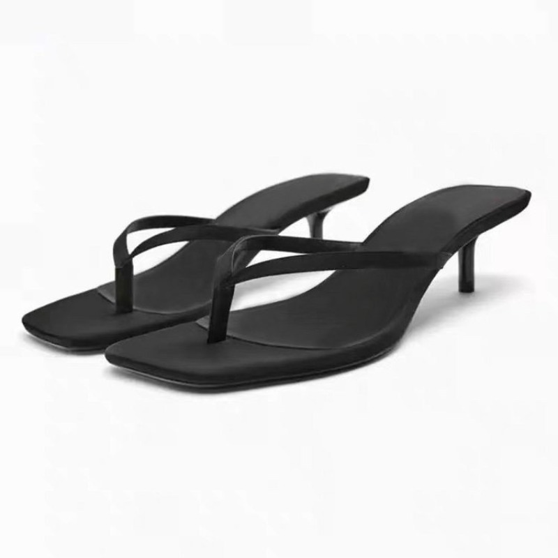 Square Clip Toe High Heel Wome - đánh giá và giá Summer Japanese Clothing