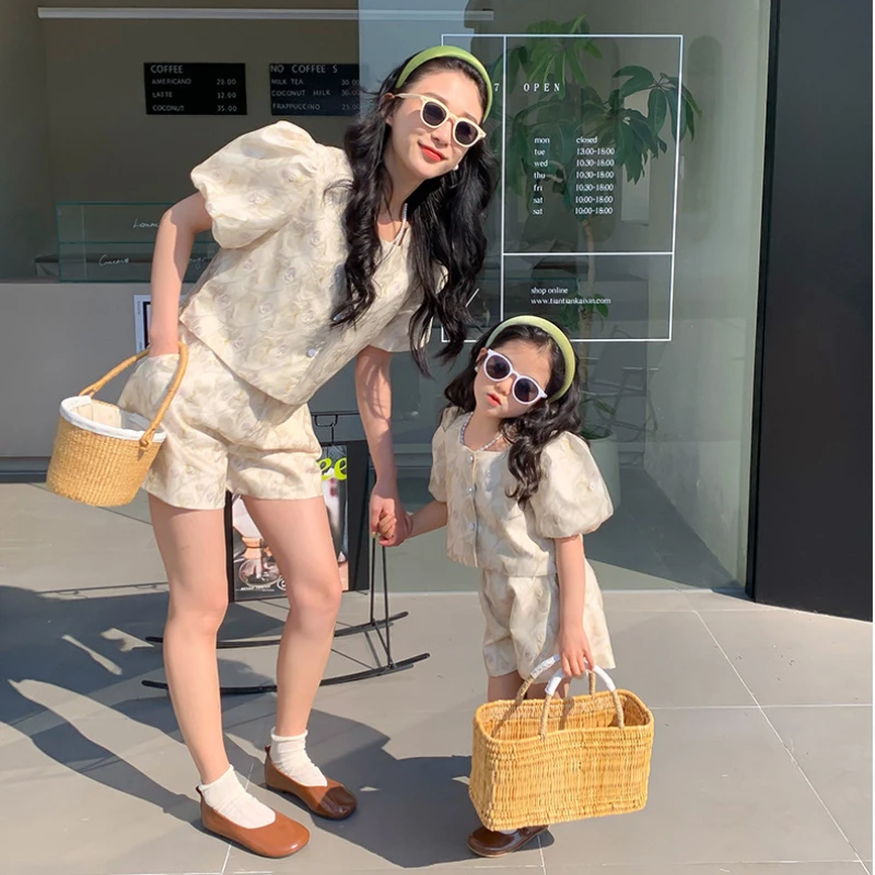 Mom and Daughter Equal Sets Cl - đánh giá và giá Summer Clothing Baby Girl