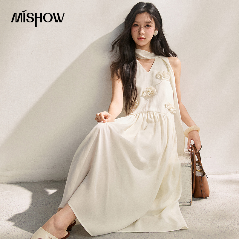 MISHOW Women's Lyocell 3D Flow - đánh giá và giá Sundress Midi Floral
