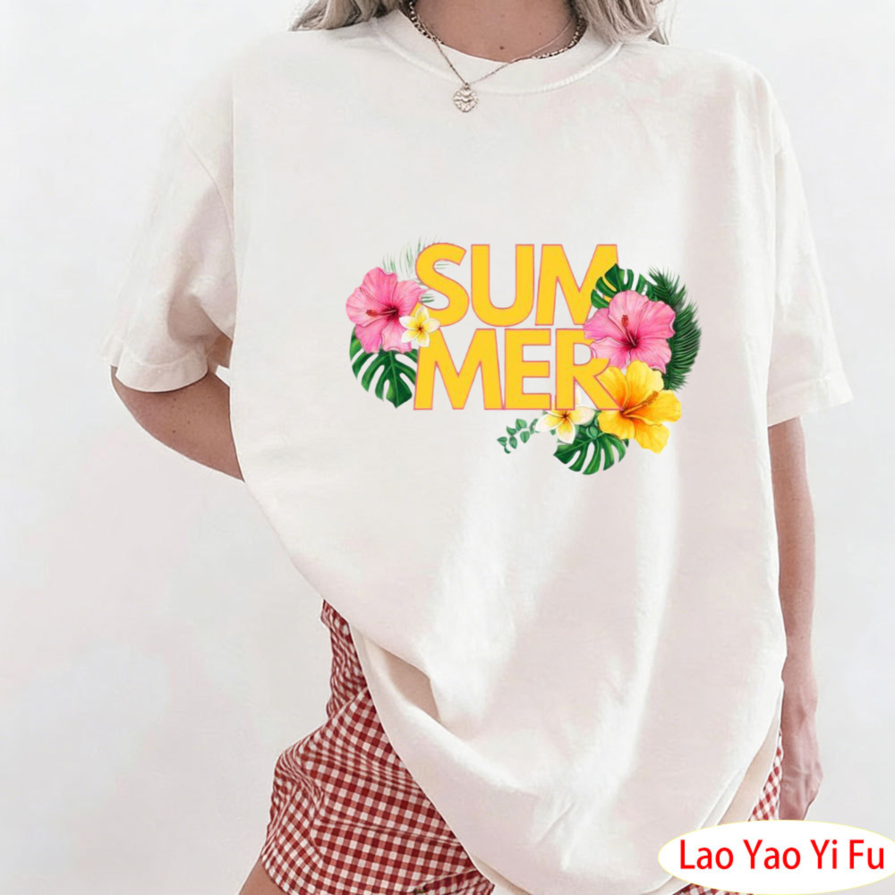 Summer Tropical Floral T-Shirt - đánh giá và giá Summer Clothing Resort