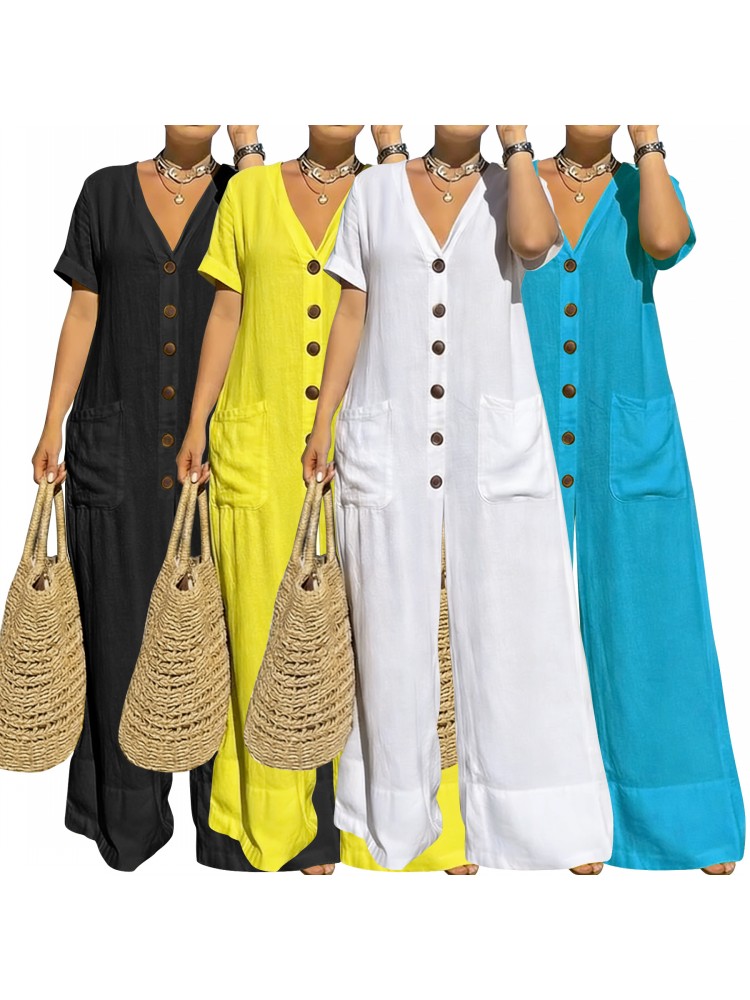 Plus Size Women Clothes Jumpsu - đánh giá và giá Summer Clothing Model