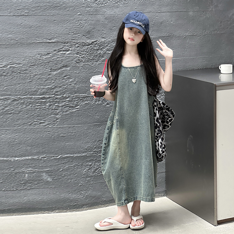 Vintage Blue Children Girls Hi - đánh giá và giá Summer Clothing Girl
