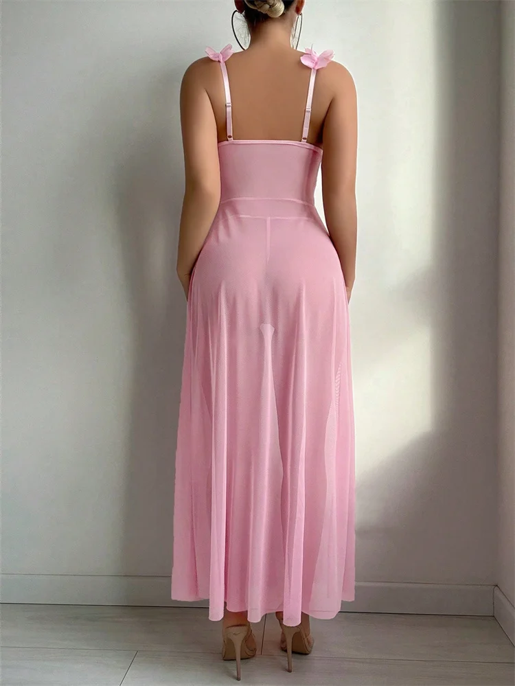 Pink Floral Sexy Nighties Wome - đánh giá và giá Summer Holiday Clothing Women