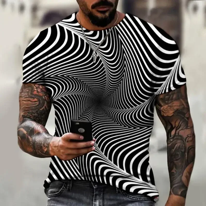Men's 3D printed T-shirt, over - đánh giá và giá Summer Clothing Affordable