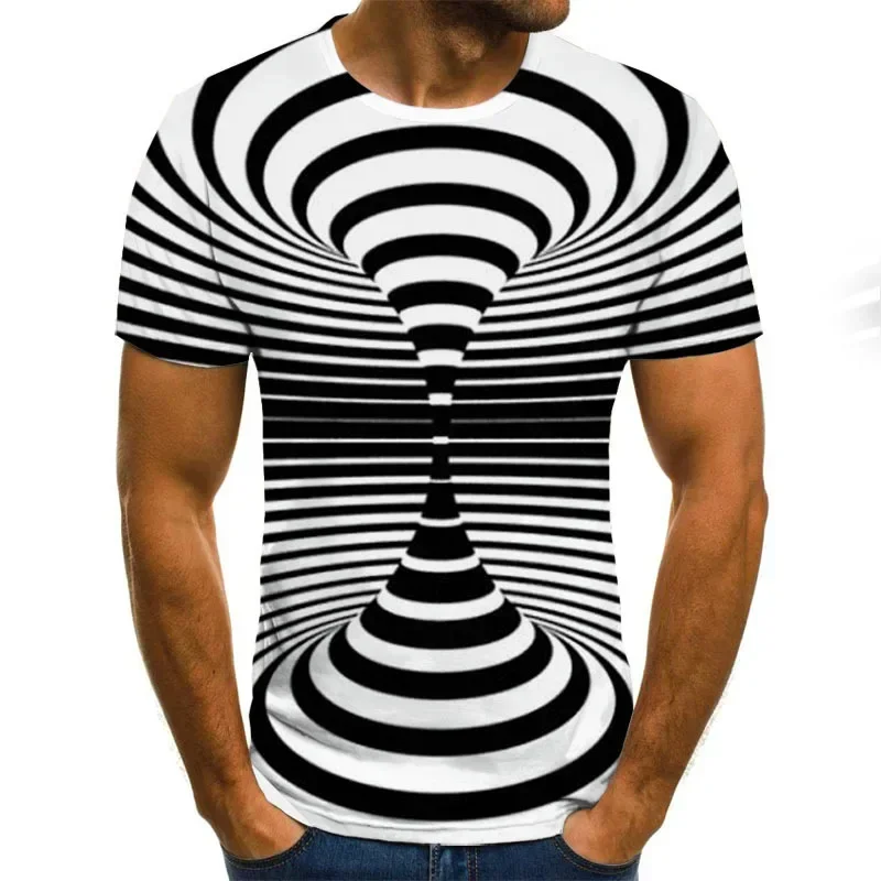 Men's 3D printed T-shirt, over - đánh giá và giá Summer Clothing Affordable