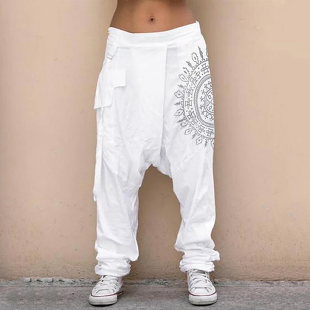 Retro Printed Women Loose Pant - đánh giá và giá Summer Clothing Drop