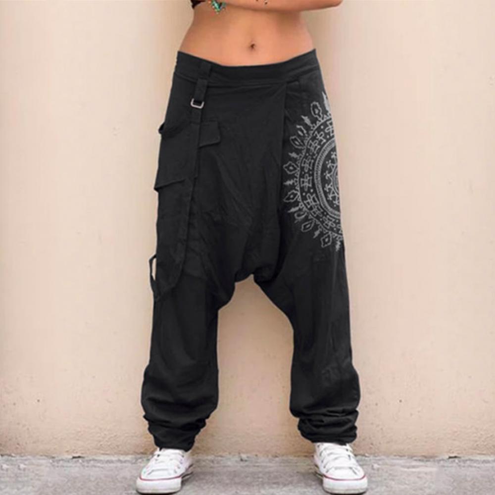 Retro Printed Women Loose Pant - đánh giá và giá Summer Clothing Drop