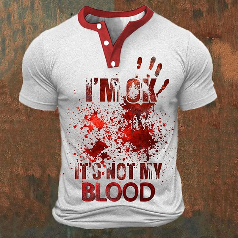 Funny 3D Letter Print Men's He - đánh giá và giá Summer Knit Clothing