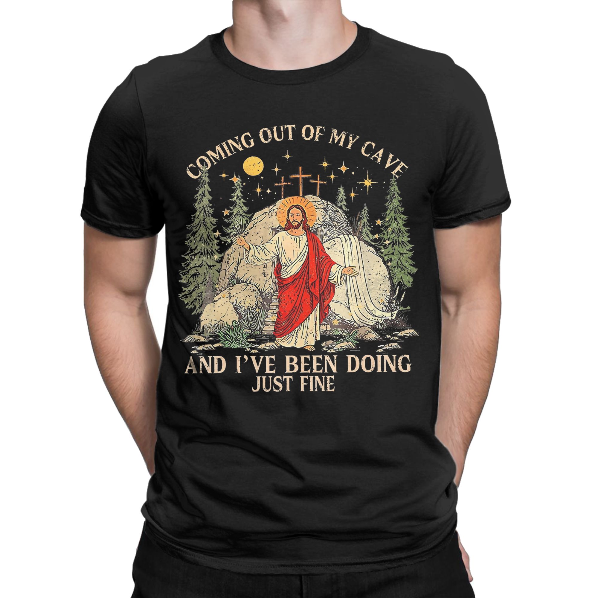 Jesus Coming Out Of My Cave T  - đánh giá và giá Summer Clothing Ideas